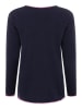 Zwillingsherz Trui "Smile" donkerblauw