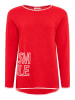 Zwillingsherz Pullover "Smile" in Rot