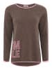 Zwillingsherz Pullover "Smile" in Braun