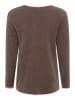 Zwillingsherz Pullover "Smile" in Braun