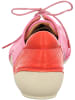Think! Leder-Schnürschuhe in Rosa