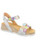 Think! Leren sandalen zilverkleurig/meerkleurig