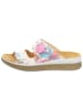 Think! Leder-Pantoletten in Creme