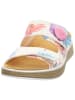 Think! Leder-Pantoletten in Creme