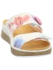 Think! Leder-Pantoletten in Creme