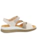Think! Leder-Sandalen in Weiß/ Beige