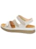 Think! Leder-Sandalen in Creme/ Beige