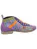 Think! Leren enkelboots paars/groen/meerkleurig