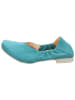 Think! Leren ballerina's turquoise