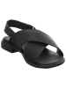 Think! Leder-Sandalen in Schwarz