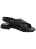 Think! Leder-Sandalen in Schwarz