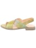 Think! Leren sandalen groen/meerkleurig
