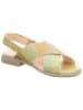 Think! Leren sandalen groen/meerkleurig
