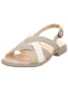 Think! Leren sandalen beige/wit