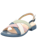 Think! Leren sandalen blauw/lichtroze/wit