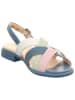 Think! Leren sandalen blauw/lichtroze/wit