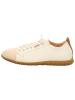 Think! Leder-Sneakers in Creme/ Hellbraun