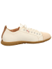 Think! Leder-Sneakers in Creme/ Hellbraun