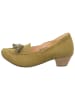 Think! Leder-Pumps in Khaki