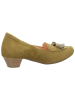 Think! Leder-Pumps in Khaki