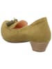 Think! Leder-Pumps in Khaki