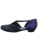 Think! Leren ballerina's donkerblauw