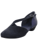 Think! Leren ballerina's donkerblauw