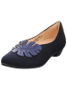 Think! Leren ballerina's donkerblauw