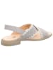 Think! Leren sandalen grijs