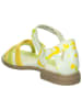 Think! Leren sandalen groen/geel