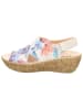 Think! Leder-Sandalen in Creme