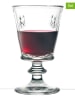 La Rochère France 6er-Set: Weingläser "Abbeille" in Transparent - 350 ml