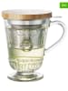 La Rochère France 3-delige theeset "Versailles" transparant/beige - 280 ml