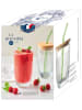 La Rochère France 4tlg. Glasset 'Ouessant" in Transparen/ Hellbraun - 430 ml