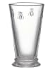 La Rochère France 3-delige glasset "Abeille" transparant/lichtbruin - 460 ml