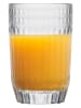 La Rochère France 6er-Set: Longdrinkgläser "Cotes" in Transparent - 360 ml