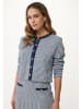 Mexx Cardigan in Dunkelblau/ Weiß