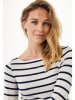 Mexx Longsleeve in Weiß/ Dunkelblau
