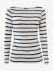 Mexx Longsleeve in Weiß/ Dunkelblau