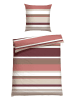Schiesser Renforcé beddengoedset "Rexo" oudroze/crème/wit