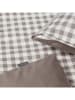 Schiesser Renforcé beddengoedset "Vichy" grijs/wit