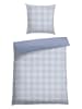 Schiesser Renforcé beddengoedset "Vichy" blauw/wit