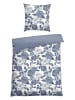 Schiesser Renforcé beddengoedset "Elisa" blauw/wit