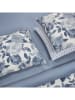 Schiesser Renforcé beddengoedset "Elisa" blauw/wit
