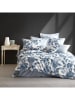 Schiesser Renforcé beddengoedset "Elisa" blauw/wit