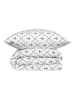 Schiesser Renforcé beddengoedset "Nola" wit/donkerblauw