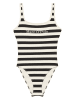 Marc O´Polo Bodywear Badeanzug in Creme/ Schwarz