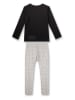 Sanetta Pyjama zwart/grijs