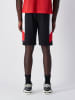 Champion Shorts in Schwarz/ Rot/ Weiß