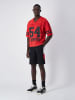 Champion Shorts in Schwarz/ Rot/ Weiß